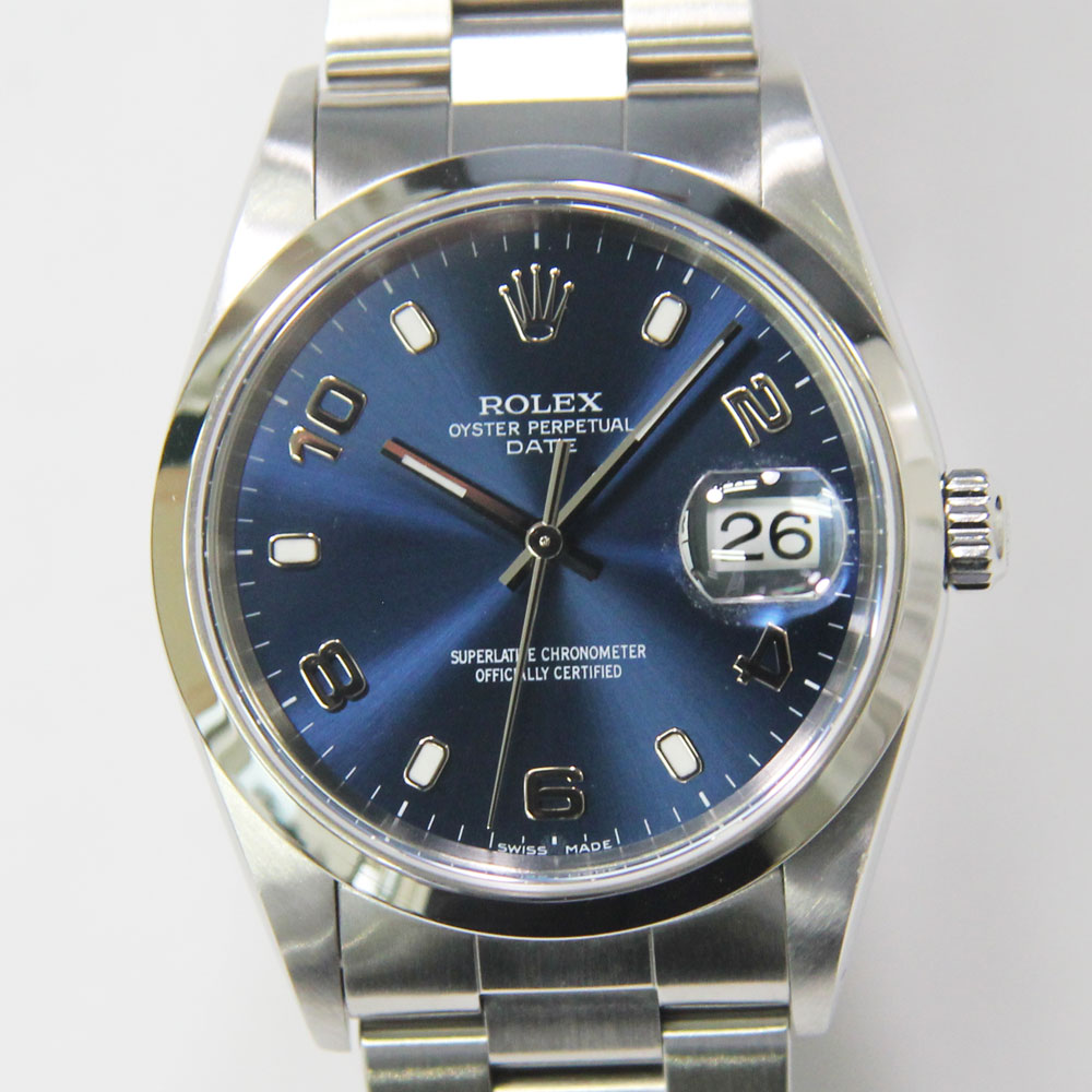 ロレックス　オイスターパーペチュアルデイト 15200　2004年頃（F番）SS オートマ　ROLEX 【中古】A《返品可》【質屋出品】【送料無料】