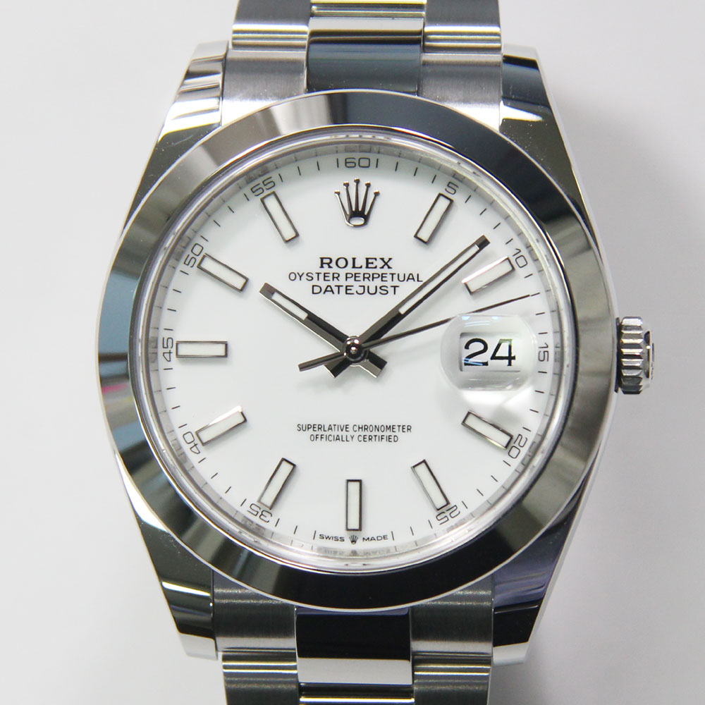 ロレックス　デイトジャスト41　126300　ランダム　SS オートマ　ROLEX 【中古】A《返品可》【質屋出品】【送料無料】