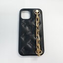 ルイ ヴィトン iPhoneケース 12/12Pro用 バンパークッサン12 LOUIS VUITTON ラムレザー/ブラック M81116【中古】A《返品可》【質屋出品】【送料無料】