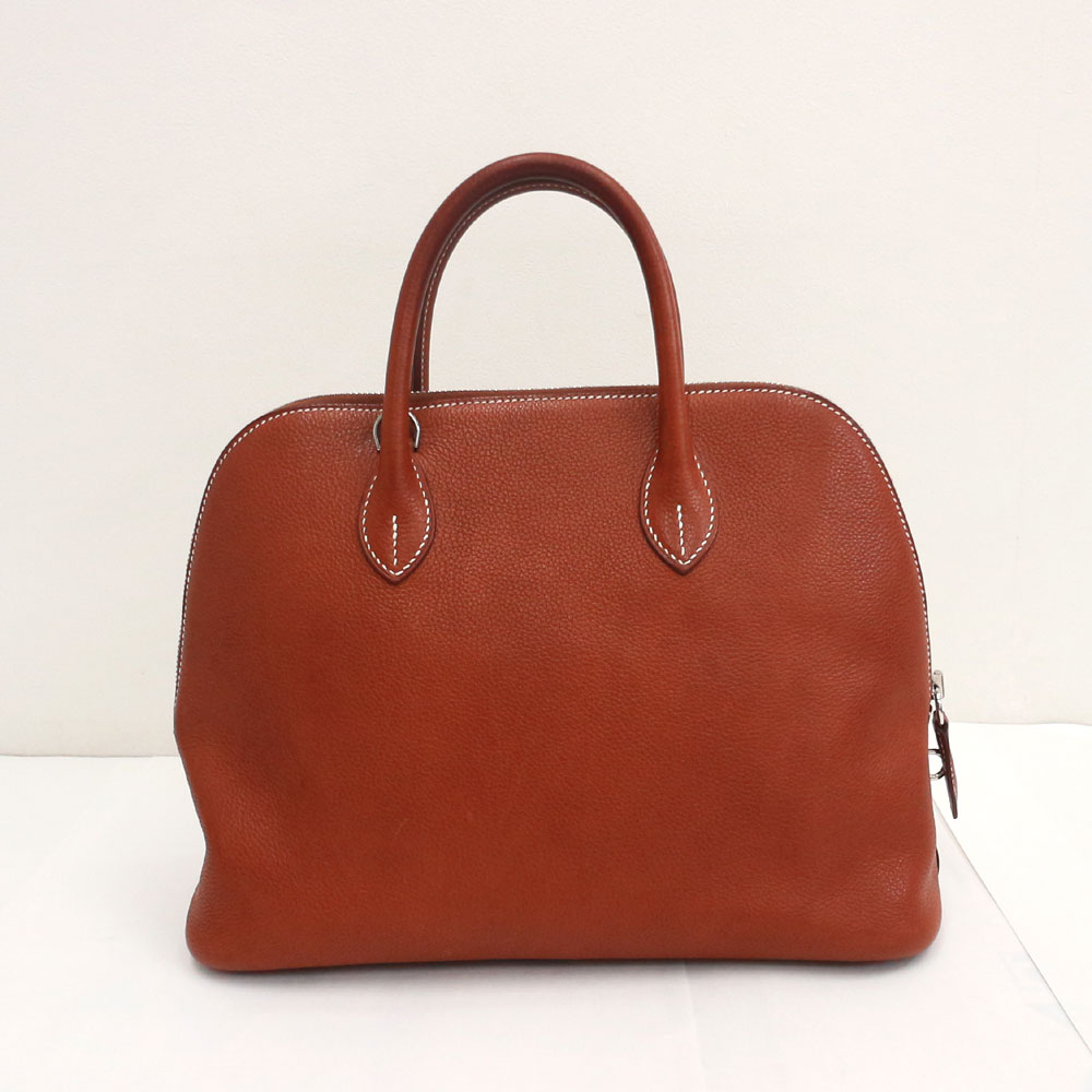 エルメス　 ボリード1923 30cm　HERMES　バレニアフォーブル/フォーブ×シルバー金具 C刻印【中古】A《返品可》【質屋出品】【送料無料】