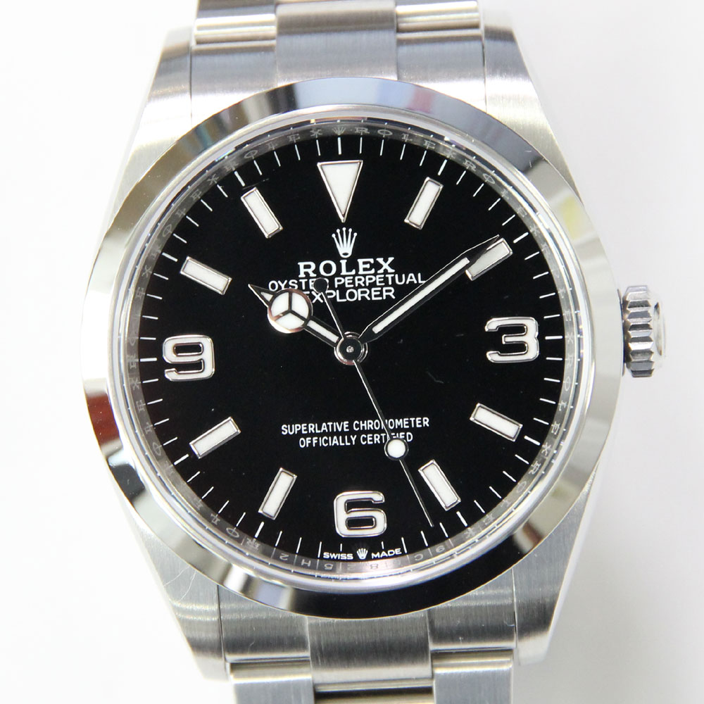 ロレックス エクスプローラーIランダム ROLEX(Ref.124270)【中古】A《返品可》【質...