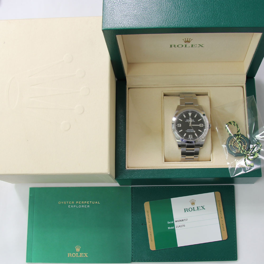ロレックス エクスプローラーI　ランダム ROLEX(Ref.214270)【中古】A《返品可》【質屋出品】【送料無料】