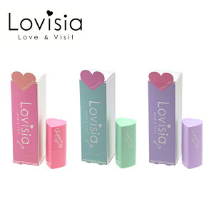 クリームチーク ハート スティック チーク ラヴィジア Lovisia HEART STICK CHEEK [ 日本製 パウダー アルコールフリー パラベンフリー ナチュラル サラサラ ふんわり 発色 コスメ 頬紅 化粧品 コーラル ピンク オレンジ 自然 ブルべ イエベ パール ]