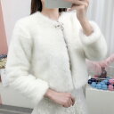 フェイクファー ショール 結婚式 ウェディングショール ファーケープ 肩掛け ファーショール 花嫁 ウエディング パーティースボレロ ケープ 成人式 ブライダル用 お呼ばれ ドレス 秋冬防寒 長袖 白