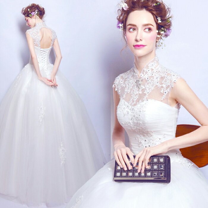 ウェディングドレス 二次会 ロングドレス ウエディングドレス プリンセスラインドレス 花嫁 ドレス 結婚式 ブライダル カラードレス パーティードレス エンパイア 大きいサイズ オフホワイト 披露宴 発表会 wedding dress XXS XS S M L XL XXL XXXL