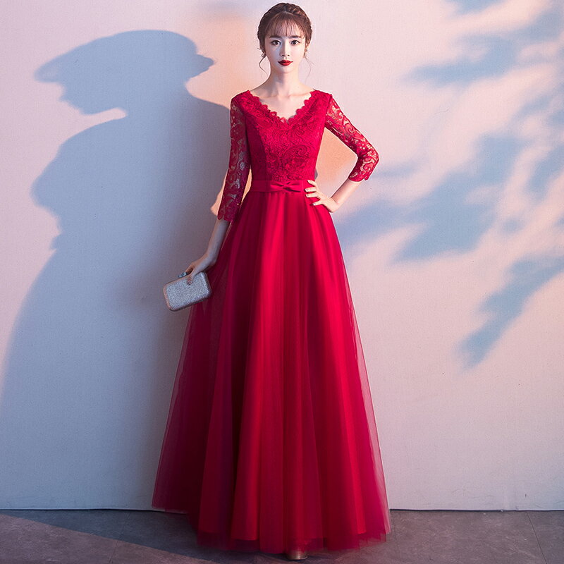 ロングドレス 演奏会 カラードレス 赤 パーティードレス 結婚式 ドレス 二次会 イブニングドレス 花嫁 カクテルドレス フォーマルドレス コンサート エンパイア お呼ばれ 発表会 披露宴 大きいサイズ XXS XS S M L XL XXL XXXL