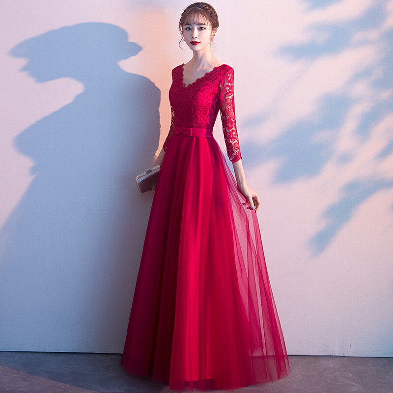 ロングドレス 演奏会 カラードレス 赤 パーティードレス 結婚式 ドレス 二次会 イブニングドレス 花嫁 カクテルドレス フォーマルドレス コンサート エンパイア お呼ばれ 発表会 披露宴 大きいサイズ XXS XS S M L XL XXL XXXL