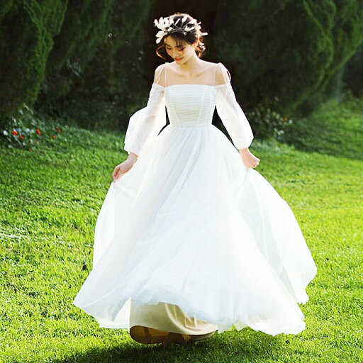 ウェディングドレス 長袖 Aラインドレス ロングドレス 結婚式 花嫁 ドレス ワンピース ウエディングドレス 二次会 パーティードレス ブライダル エンパイア お呼ばれ 大きいサイズ 演奏会 披露宴 海外挙式 wedding dress XXS XS S M L XL XXL XXXL ウェディングドレス 長袖 Aラインドレス ロングドレス 結婚式 花嫁 ドレス ワンピース ウエディングドレス 二次会 パーティードレス ブライダル エンパイア お呼ばれ 大きいサイズ 演奏会 披露宴 海外挙式 wedding dress XXS XS S M L XL XXL XXXL