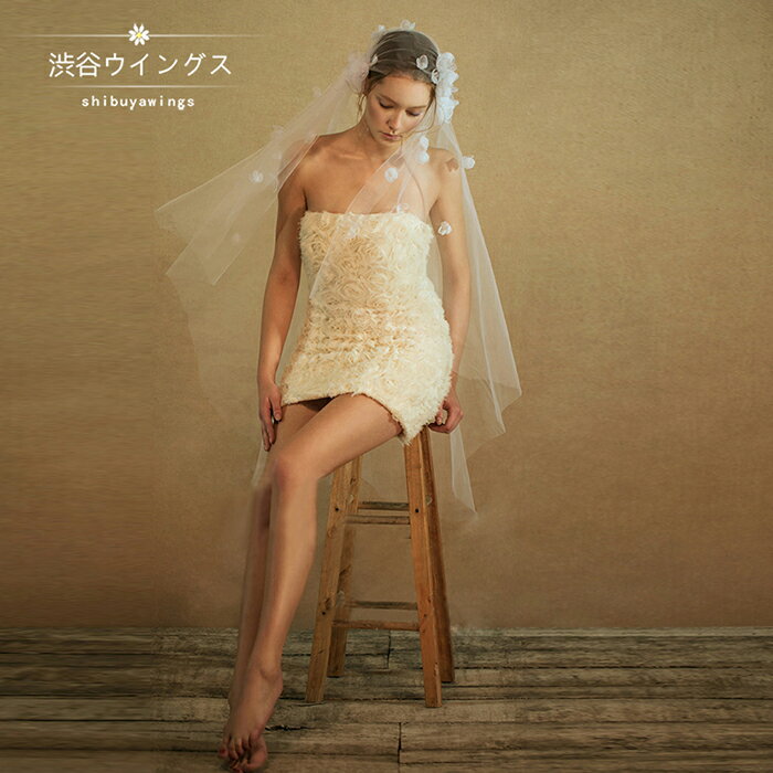 ウェディングベールショートベールウエディングベール結婚式ベールブライダル花嫁披露宴ブライダルベール二次会チャペルベール花