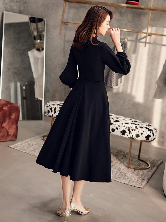 ロングドレス 演奏会 カラードレス 袖あり 黒 イブニングドレス パーティードレス 演奏会用ドレス フォーマルドレス カクテルドレス 花嫁 結婚式 Aラインドレス 大きいサイズ ワンピース 二次会 エンパイア お呼ばれ コンサート 発表会 披露宴 夏 XXS XS S M L XL XXL XXXL