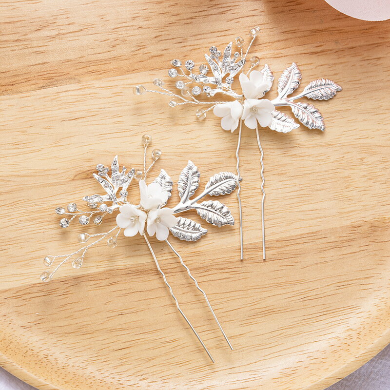 ウェディング ヘッドドレス ティアラ 小枝 ヘッドドレス 小物 髪飾り ブライダル 花嫁 ヘアアクセサリー 髪飾り 小枝アクセサリー パーティー アクセサリー ...