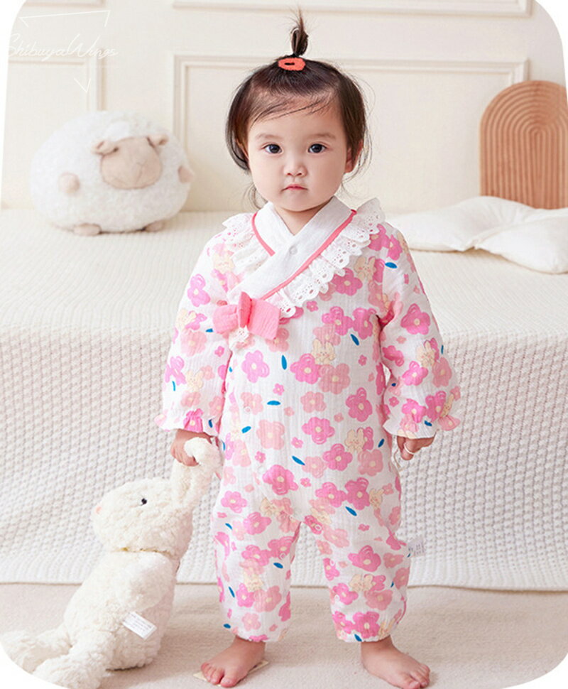 ベビー服　半袖　セット 新生児用 ジャンプスーツ 夏用 薄手 半袖 綿 春秋用 空調 服 かわいい ハイハイ ロンパース ズボン