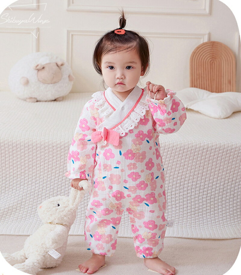 ベビー服　半袖　セット 新生児用 ジャンプスーツ 夏用 薄手 半袖 綿 春秋用 空調 服 かわいい ハイハイ ロンパース ズボン