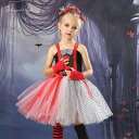 HALLOWEEN 4点セット 髪飾り付き ハロウィン衣装 ハロウィン仮装 ワンピース 魔女 コスプレ コスプレ衣装 キッズ 女の子 コスチューム 子供 衣装 ...