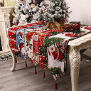 テーブルクロス クリスマス テーブル飾り ダイニングマット クリスマスオーナメント テーブルマット 耐熱マット クリスマス雑貨 飾り レストラン ホテル イベント マット クリスマス飾り ギフト パーティー サンタ Christmas 北欧 クリスマス置物 X'mas プレゼント 180*35CM