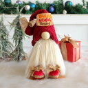 クリスマスオーナメント レッド クリスマス飾り ぬいぐるみ クリスマス置物 顔なし人形 Christmas クリスマス雑貨 サンタクロース ショーウインドー 可愛い パーティー 誕生日 X'mas オーナメント 窓かざり 居酒屋 プレゼント cosplay 子供の日 手作り 雑貨 玄関 イベント