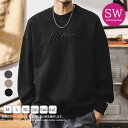 トレーナー メンズ スウェットトレーナー メンズ パーカー Tシャツ 長袖 春秋服 ゆったり シルエット プルオーバー トップス カジュアル おしゃれ 大きい ...
