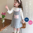 子供2点セット 女の子 ニット サロペット ワンピースセット 子供ワンピース カジュアルワンピースセット 2点セット お得 長袖 女の子 高品質 春秋 エレガント 肌触り ベビー服 子供服 プリンセス ガールズ キッズ ふんわり 通学通園 安全素材 可愛い 90 100 110 120 130 140