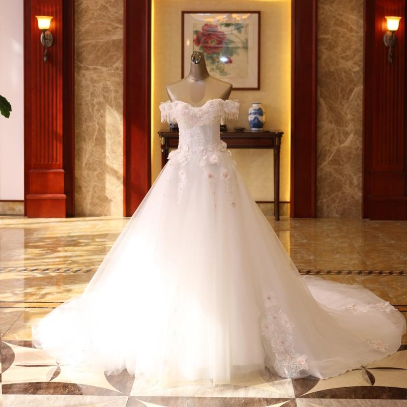 ウェディングドレス 白 オフホワイト 格安 ロングドレス ブライダル 二次会 レース 結婚式 花嫁 シンプル パーティードレス 披露宴 プリンセスドレス 大きいサイズ ウエディングドレス 前撮り 後撮り ウェディングフォト 小さいサイズ 海外挙式 セミオーダー