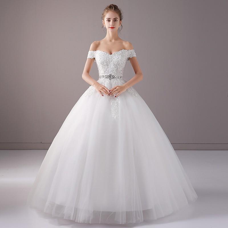 ウェディングドレス ロング 安い 半袖 結婚式 ブライダル 花嫁 二次会 プリンセスラインドレス 白 オフホワイト パーティードレス フォーマル 披露宴 イブニングドレス ウエディングドレス 前撮り 後撮り 大きいサイズ 小さいサイズ 海外挙式