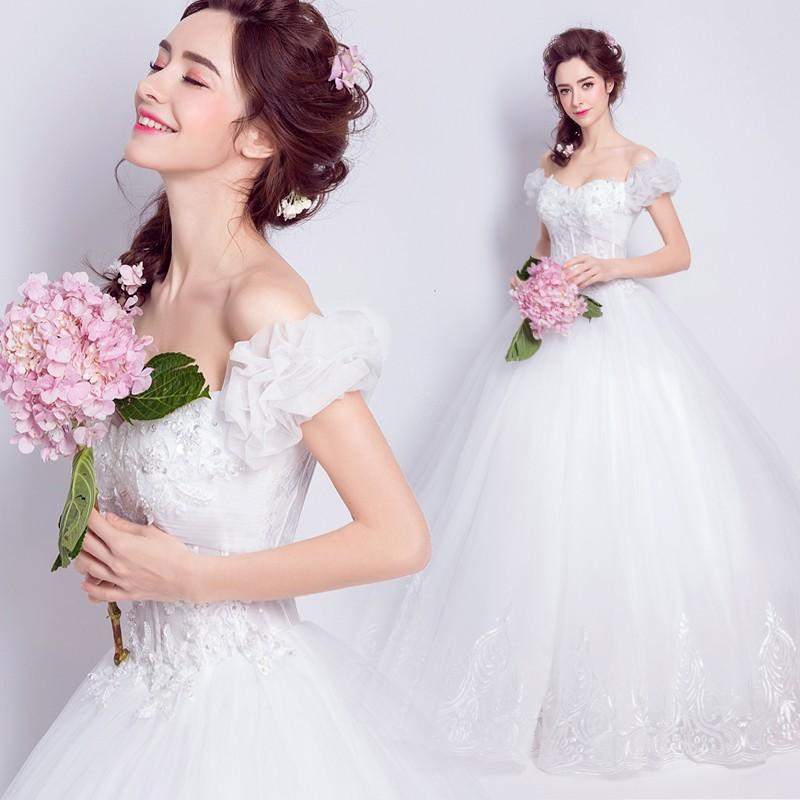 ウェディングドレス 二次会 安い 半袖 花嫁 ウエディングドレス 結婚式 ロングドレス 二次会 披露宴 演奏会 発表会 コンサート ステージ wedding dress 前撮り 後撮り ウェディングフォト 大きいサイズ 小さいサイズ 海外挙式 セミオーダー