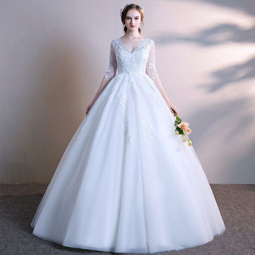 ウェディングドレス エンパイア マタニティ 白 オフホワイト 安い 五分袖 結婚式 花嫁 ウエディングドレス ロングドレス 二次会 パーティードレス披露宴 wedding dress 前撮り 後撮り ウェディングフォト 大きいサイズ 小さいサイズ 海外挙式 セミオーダー ウェディングドレス エンパイア マタニティ 白 オフホワイト 安い 五分袖 結婚式 花嫁 ウエディングドレス ロングドレス 二次会 パーティードレス披露宴 wedding dress 前撮り 後撮り ウェディングフォト 大きいサイズ 小さいサイズ 海外挙式 セミオーダー