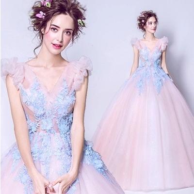 ロングドレス 結婚式 花嫁ドレス ウエディングドレス カラードレス ピアノ演奏会 安い 二次会 パーティードレス 発表会 イブニングドレス 大きいサイズ ウェディングドレス 披露宴 前撮り 後撮り ウェディングフォト 小さいサイズ 海外挙式 セミオーダー