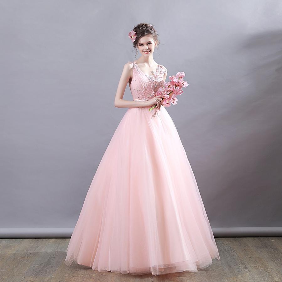 カラードレス 演奏会ドレス 安い パーティードレス 発表会 ウェディングドレス エンパイア 二次会 ロングドレス ピンク 披露宴 ステージ衣装 イブニングドレス ウエディングドレス 結婚式 前撮り 後撮り ウェディングフォト 大きいサイズ 小さいサイズ 海外挙式 セミオーダー