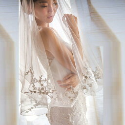 ウェディング ベール ショート ミドル ロング ウェディングベール ショートベール 結婚式・挙式・二次会・パーティー ウェディングドレス・ヴェール ウェディング小物 チュール ブライダル 豪華 白 オフホワイト コームなし 送料無料