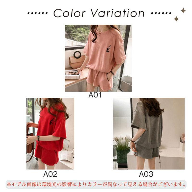 セットアップ レディース パジャマ 上下セット ハーフパンツ ルームウェア 大きい...