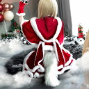 うさ耳 コート マント コスチューム ロリータ コスプレ レディース アウター ポンチョ ケープ フード付き 甘ロリ 赤 クリスマス サンタコス ふわふわ 可愛...