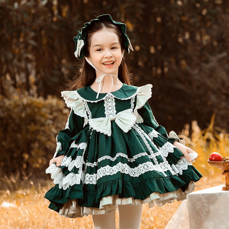 女の子 ワンピース ロリータワンピース 長袖 幼稚園 子供服 フォーマル キッズ お出かけ ワンピース 女の子 小学校 コスチューム キッズドレス お姫様コスチューム キッズドレス レース フリル 子供 ワンピース キッズ ロング ノースリーブ