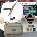\ 新生活応援 / ショルダーバッグ メンズ 収納 ポケット A4対応キャンパス 肩掛け 斜めがけ 帆布バッグ 多機能 大容量 撥水 通勤 斜めがけ 防犯 アウ...