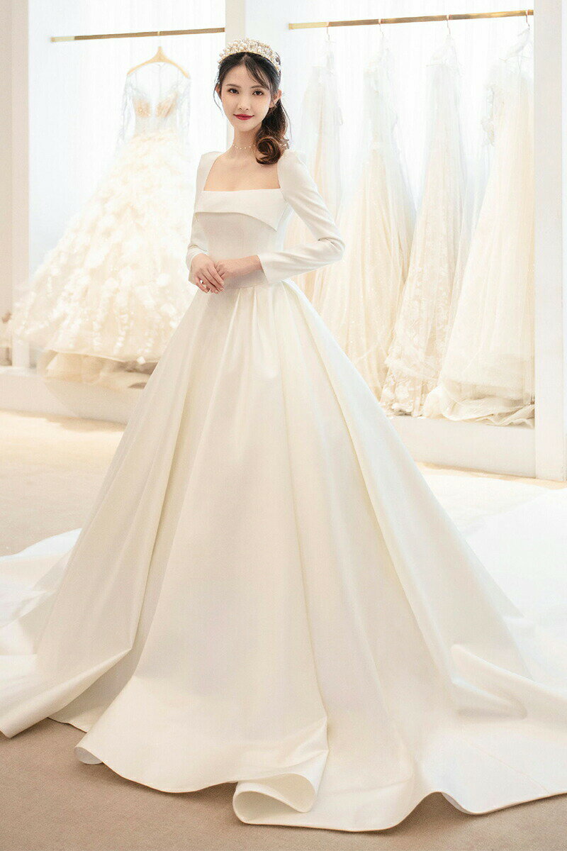 ウェデイングドレス Aライン ウエディングドレス Aライン ウエディングドレス wedding dress 前撮り 定寸できる 結婚式 女の子ワンピース パーティードレス 素敵なドレス