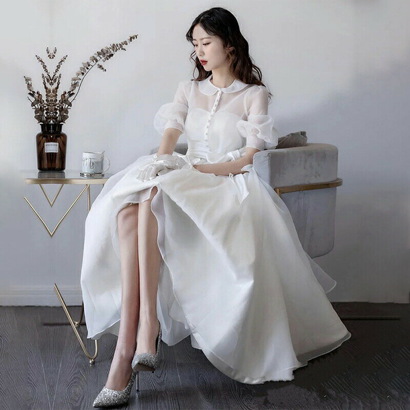 ウェデイングドレス フォーマルドレス Aライン ウエディングドレス 結婚式 スレンダードレス ロングドレス パーティードレス wedding dress 人気 ワンピース 素敵なドレス