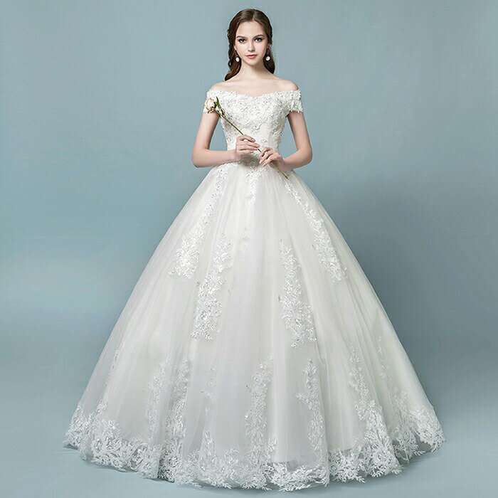プリンセス フォーマルドレス ロングドレス ウエディングドレス ベア 大きいサイズトップ 大きいサイズ 結婚式 二次会 ブライダル