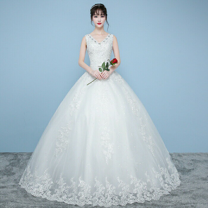 プリンセスライン フォーマルドレス 花嫁 結婚式 二次会 ロングドレス ウエディングドレス ベアトップ wedding dress 人気 コンサート