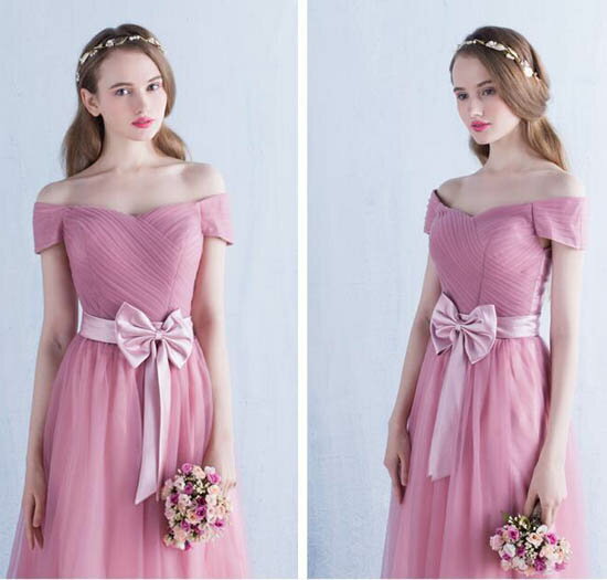 ブライズメイドドレス カラードレス ロングドレス 袖あり 結婚式 ウェディングドレス パーティドレス 二次会 パーティー ワンピース 披露宴 女の子 ワンピース ロングドレス ベアトップ 演奏会 コンサート サッシュリボン