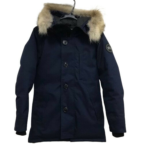 CANADA GOOSE × EDIFICE カナダグース エディフィス コート 別注モデル クレストン 3481JMB ネイビー 表記サイズ2XS 【美品】 U2312K181