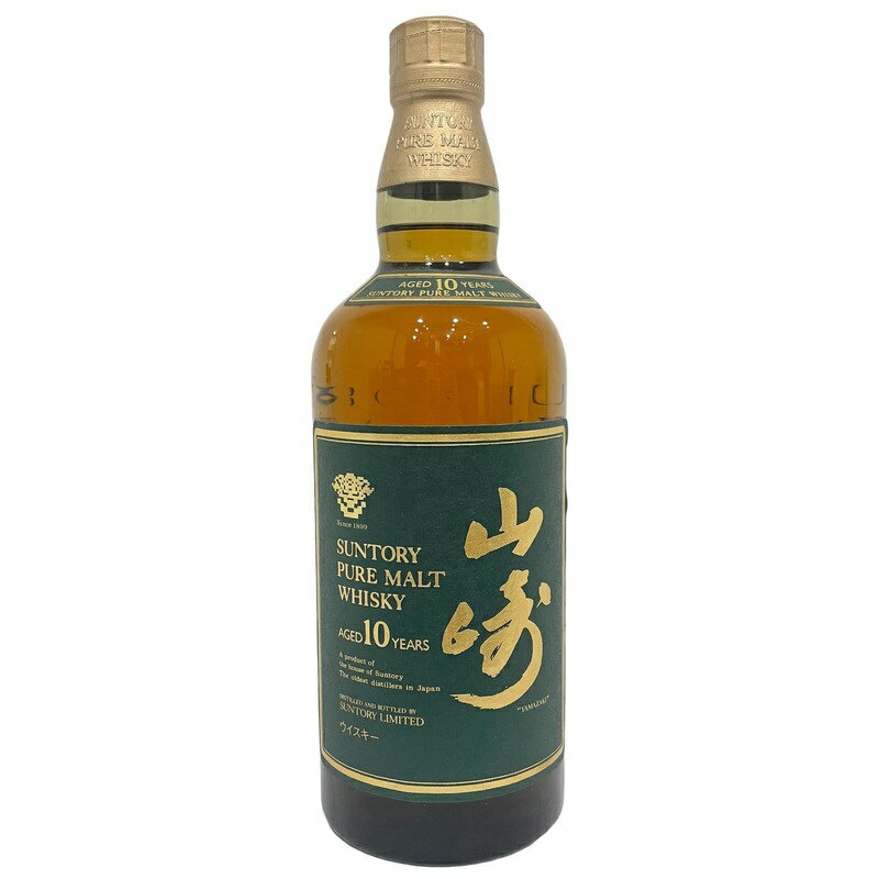 サントリー SUNTORY 山崎 10年 ピュアモルト グリーンラベル 700ml 国産ウイスキー【新品未開栓】12402K235