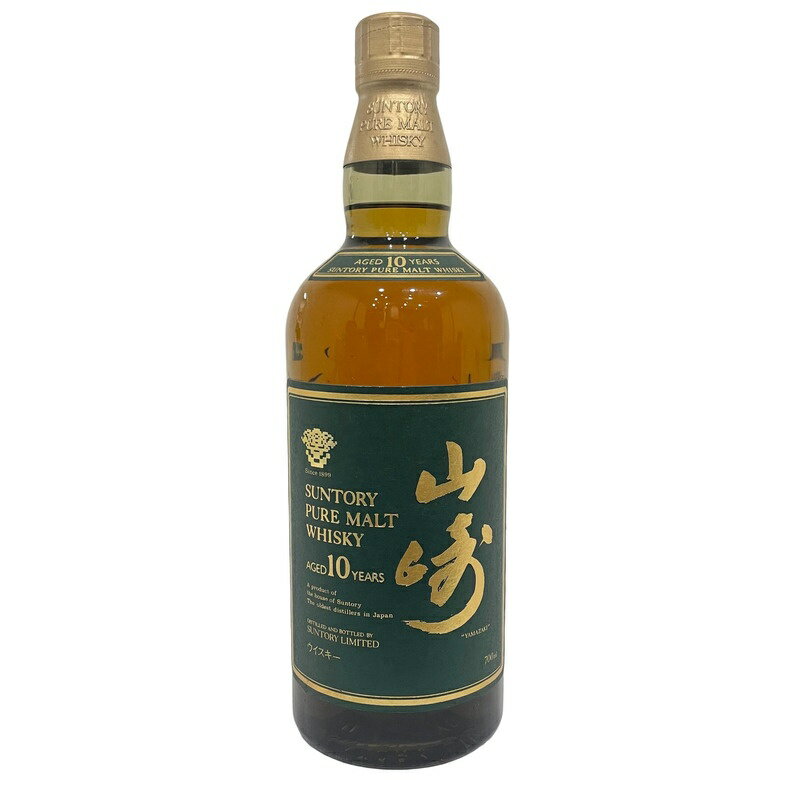 サントリー SUNTORY 山崎 10年 ピュアモルト グリーンラベル 700ml 国産ウイスキー【新品未開栓】12402K234