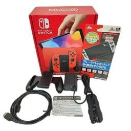 任天堂 Nintendo Switch 有機ELモデル マリオレッド HEG-S-RAAAA 付属品完備 ゲーム機 【極美品】 12402K363