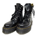 Dr.Martens ドクターマーチン 30932001 ジェイドン HDW II 8ホール ブーツ 24cmサイズ ブラック レディース 箱付き 【美品】 12402K418