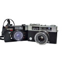 カメラ 2点セット KONICA コニカ フィルムカメラ EE-MATIC / C35 EF レトロ 動作未確認 ケース付き 【ジャンク品】 U2311K45a