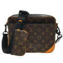 モノグラム LOUIS VUITTON ルイヴィトン ショルダーバッグ トリオメッセンジャー M46694 ICチップ モノグラム・マカサー 【極美品】 22403K501