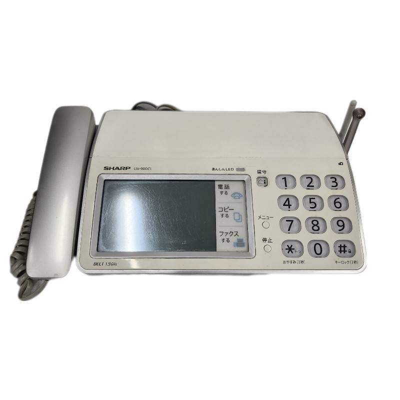 SHARP シャープ FAX ファクシミリ 電話機 UX-900CL 家電 固定電話 【現状品】 52404K39