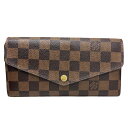 LOUIS VUITTON ルイヴィトン N63209 ポルトフォイユ・サラ 長財布 ダミエ 本体のみ 【中古】 42404K184