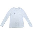 NIKE ナイキ JORDAN ジョーダン バスケットボールウェア NEVER ロングスリーブ トップ FZ1934-100 ホワイト 綿100%【中古】 22...