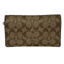 COACH コーチ シグネチャー 3036 キャンバス クロスボディクラッチバッグ レディース 【中古】 52504K287