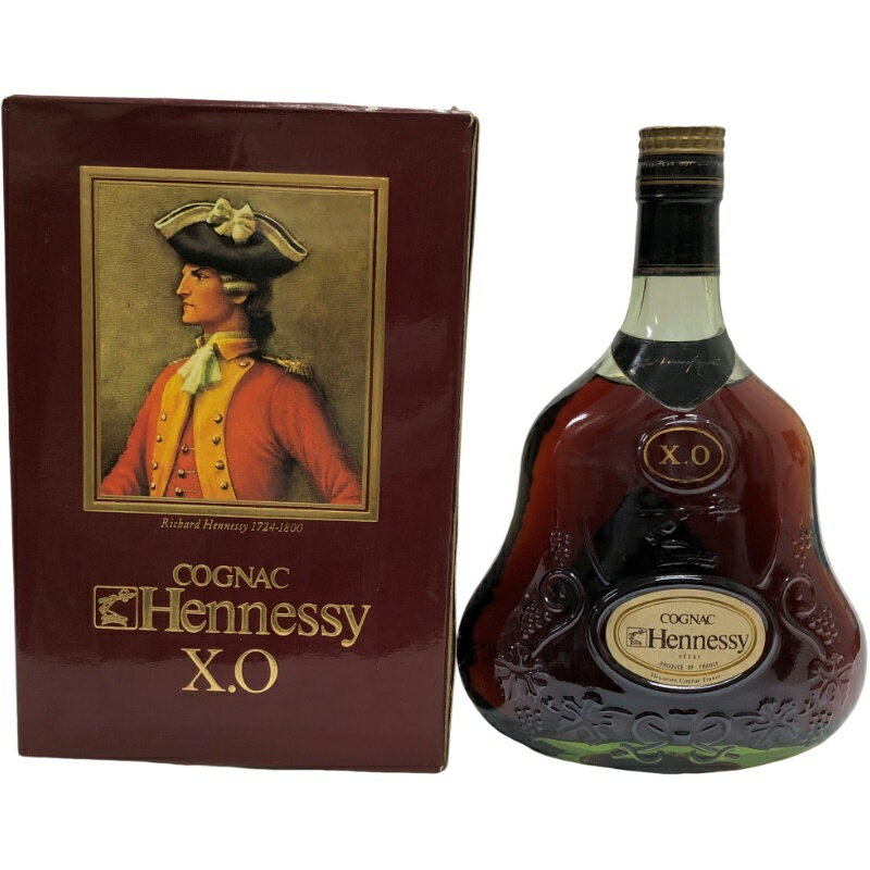 ブランデー コニャック Hennessy XO グリーンボトル 金キャップ 700ml 40度 お箱付属 ヘネシー 古酒 【未開栓品】 22506K70